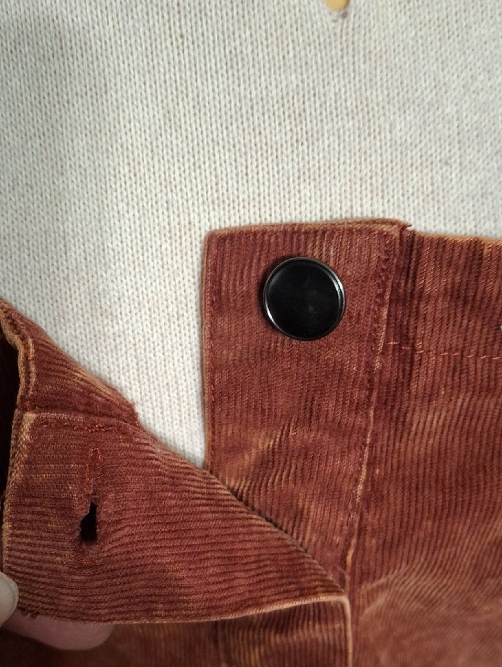 Aeropostale /Corduroy Button-Front Dress ๐๐ค- W Sz Medium - Picture 3 of 7